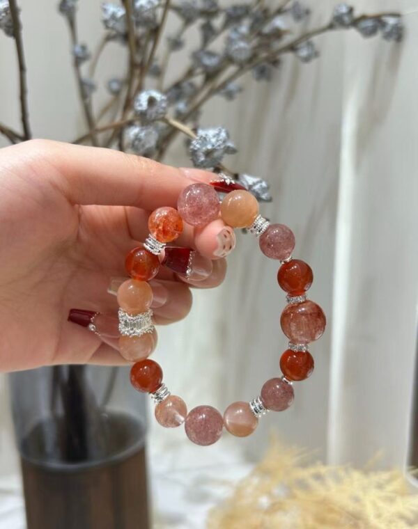 Fiery Glow Crystal Bracelet - Image 2