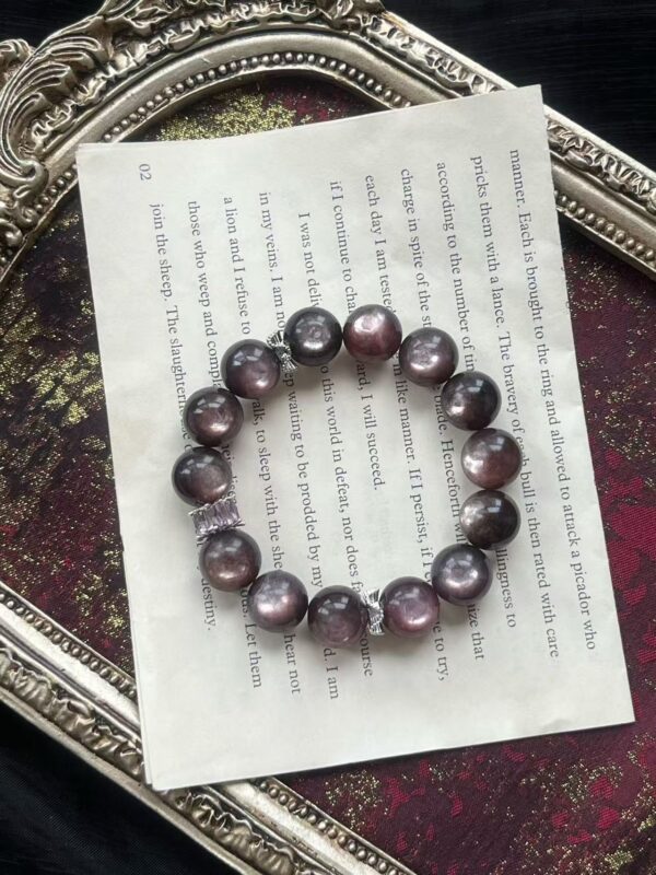 Purple Lepidolite Bracelet - Image 4