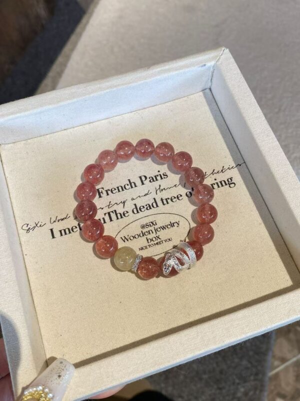 Strawberry Power Crystal Bracelet