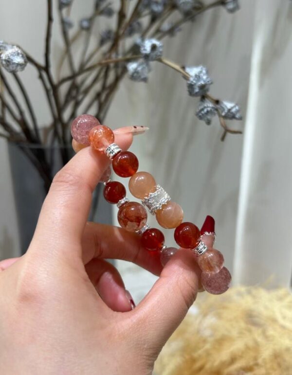 Fiery Glow Crystal Bracelet - Image 4