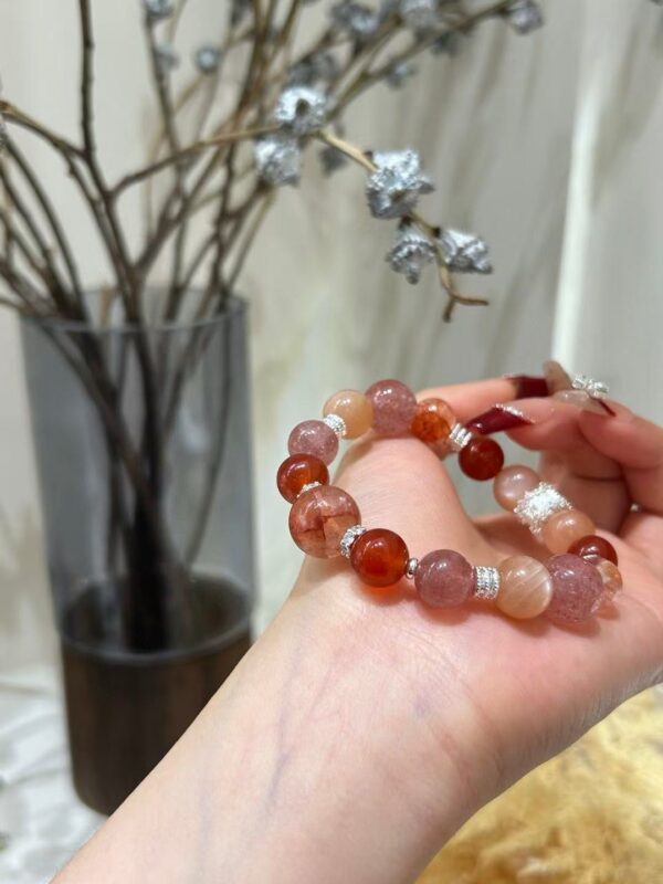 Fiery Glow Crystal Bracelet - Image 3