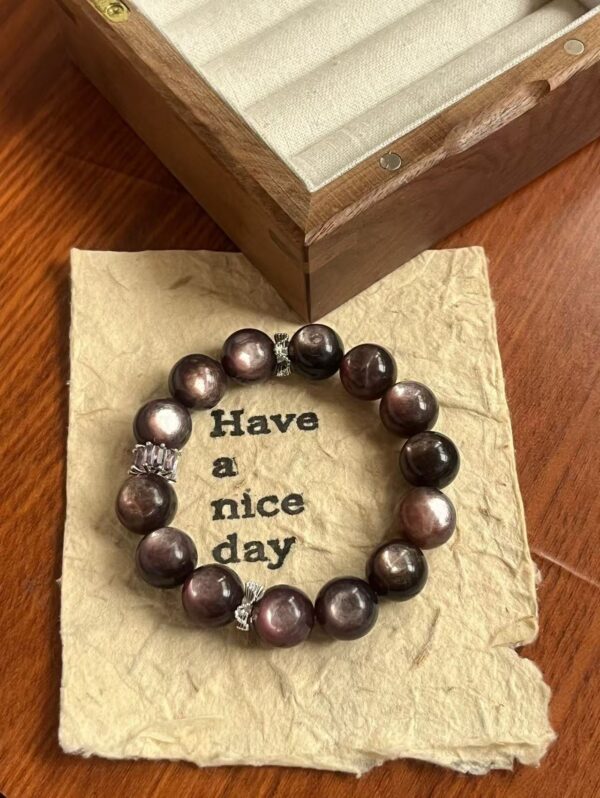 Purple Lepidolite Bracelet