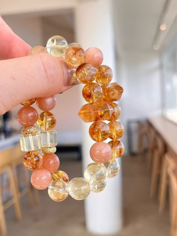 Golden Prosperity Crystal Bracelet - Image 5